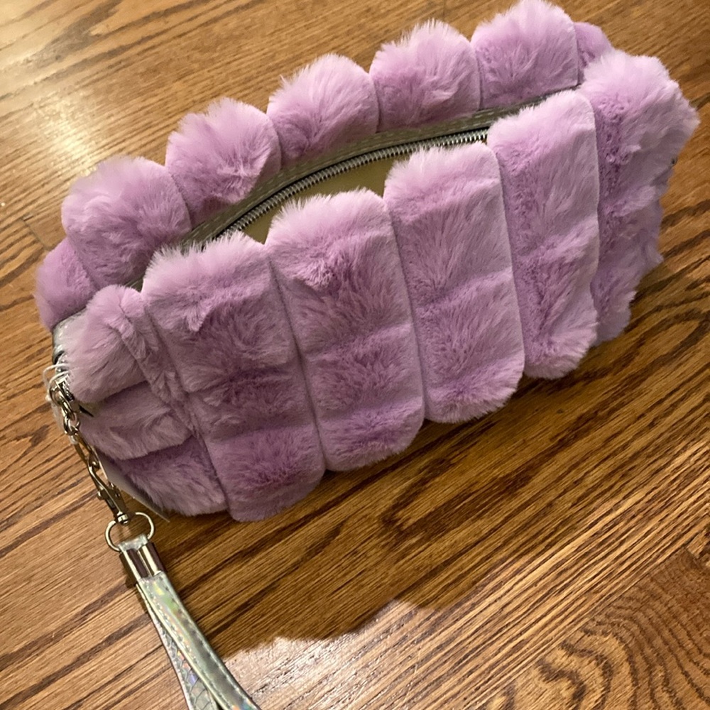 Fuzzy Cosmetic/Multipurpose Pouch